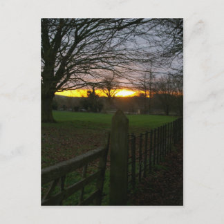 Solstice Sunset Postkarte