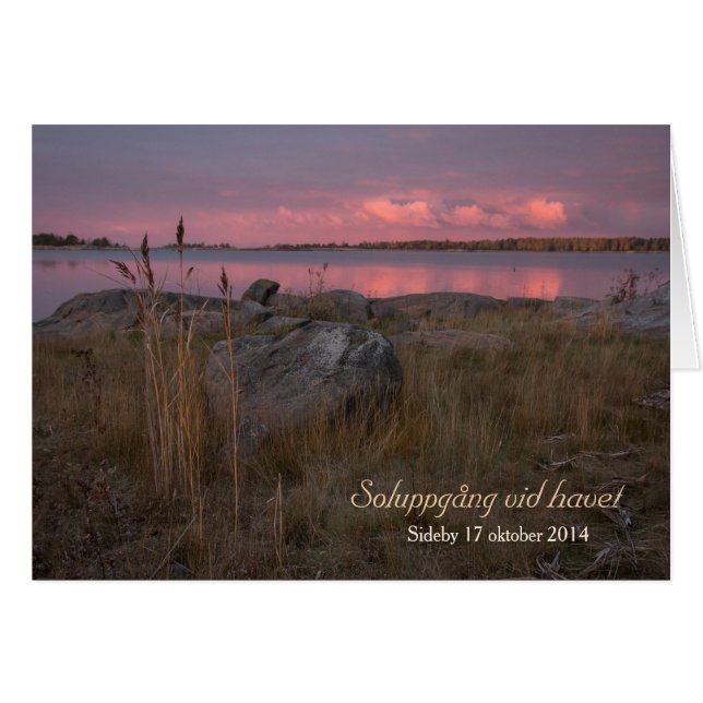 Soluppgång vid hat CC0759 Sideby Siipyy (Vorderseite (Horizontal))