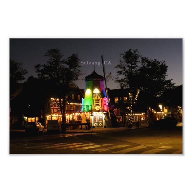 Solvang California Fotodruck (Vorne)