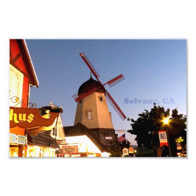 Solvang California Fotodruck (Vorne)