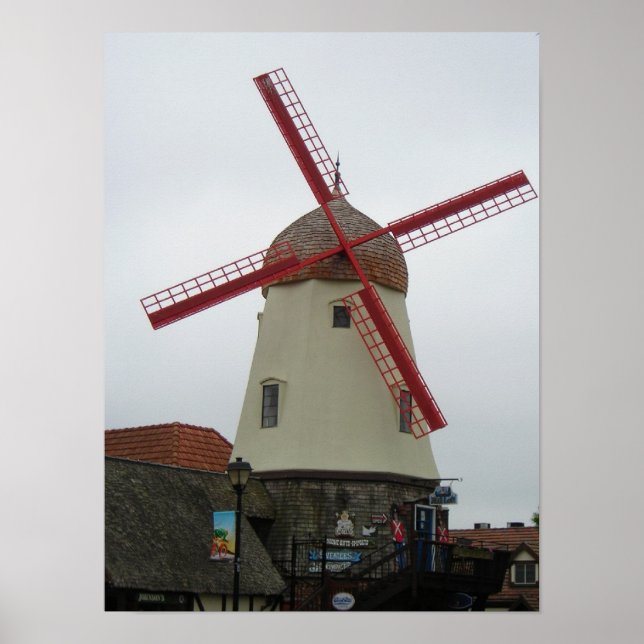 Solvang Windmill Poster (Vorne)