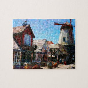 Solvang Windmühle Puzzle