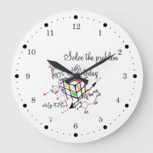 Solve the problem today große wanduhr