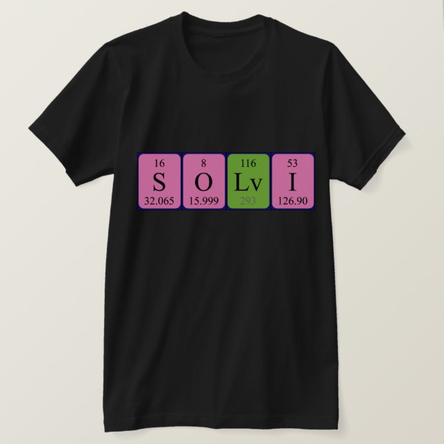 Sölvi Periodenname Shirt (Design vorne)