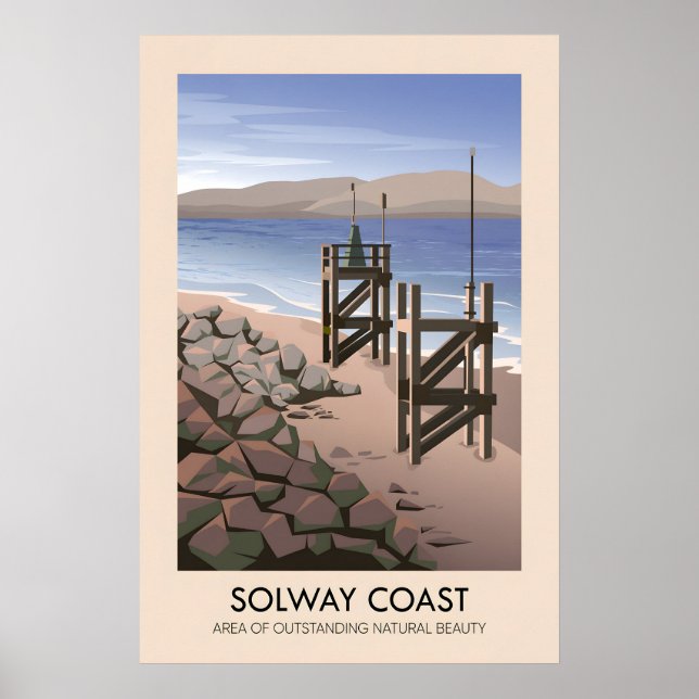 Solway Coast AONB Reiseposter Poster (Vorne)
