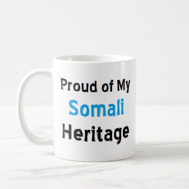 Somali Kulturkaffee-Tasse Kaffeetasse (Links)