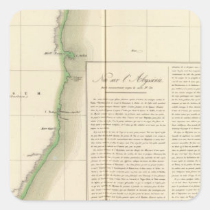 Somalia, Afrika 34 Quadratischer Aufkleber