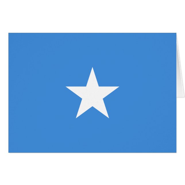 Somalia Flag (Vorderseite (Horizontal))
