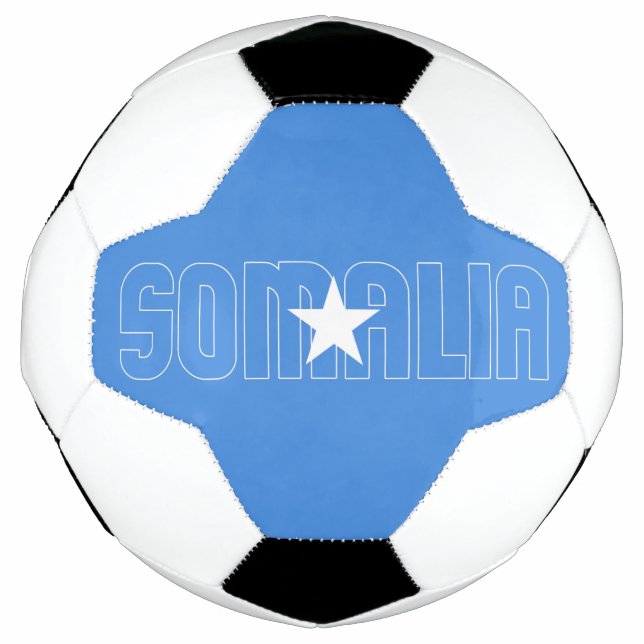 Somalia Flag Adortable Patriotic Fußball (Vorderseite)