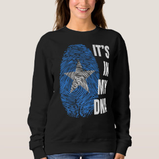 Somalia Flag DNA Fingerprint Schwarze Geschichte M Sweatshirt