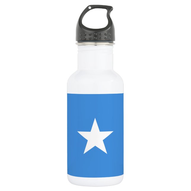 Somalia Flag Edelstahlflasche (Vorderseite)