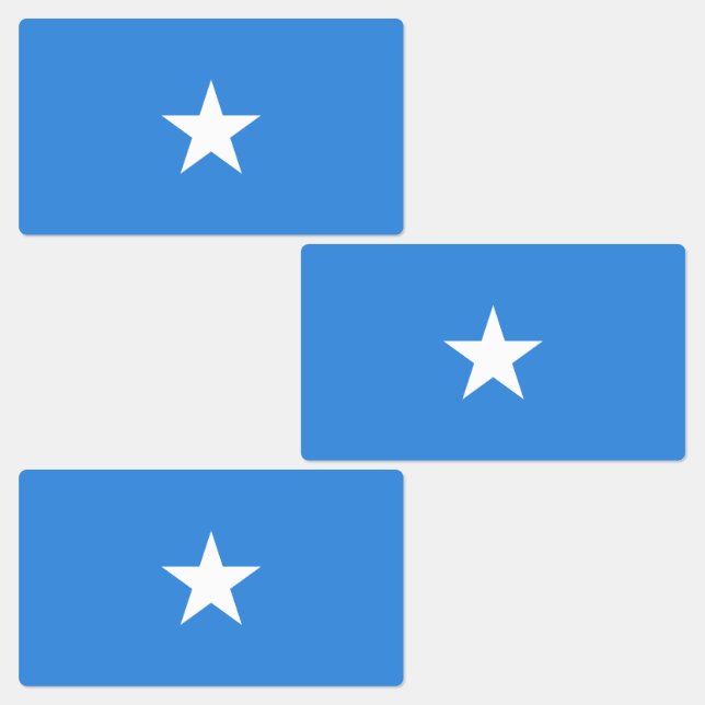 Somalia Flag Etiketten (Gruppe)