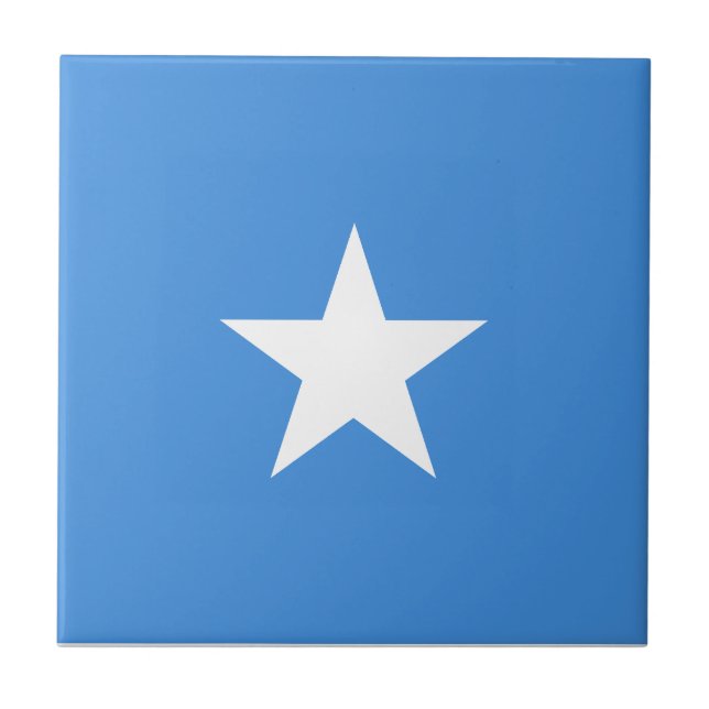 Somalia Flag Fliese (Vorderseite)