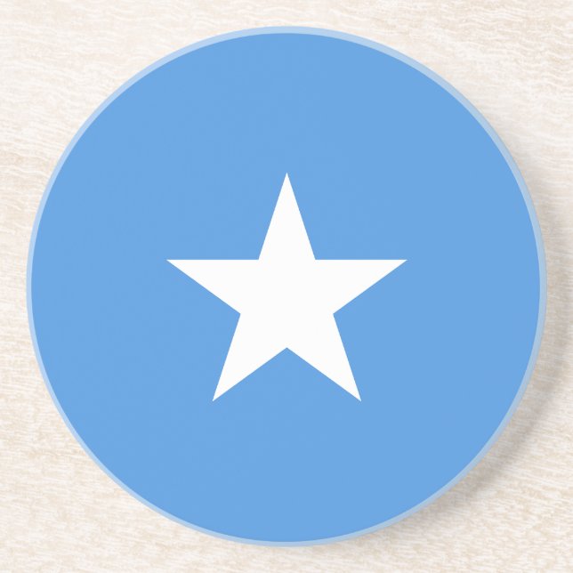 Somalia Flag Getränkeuntersetzer (Vorne)