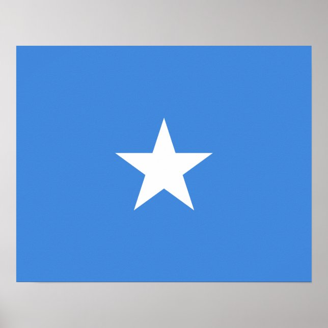 Somalia Flag Poster (Vorne)