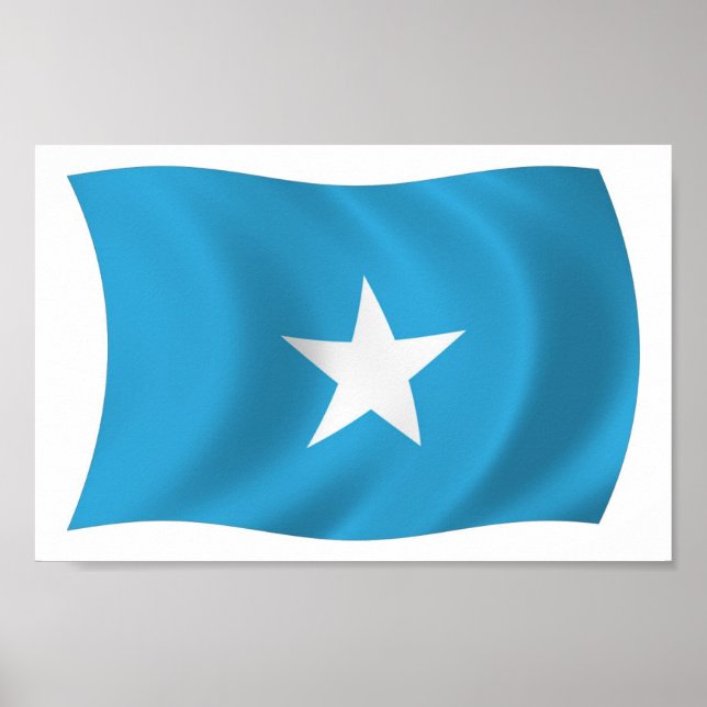 Somalia Flag Poster Print (Vorne)