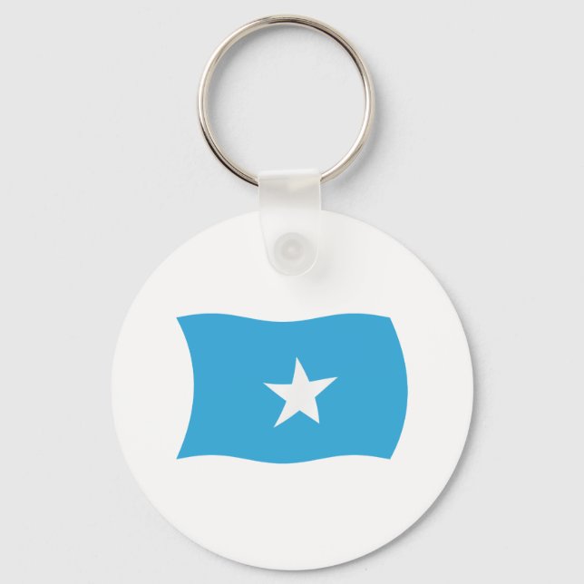 Somalia Flag Schlüsselanhänger (Vorderseite)