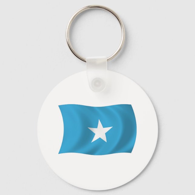 Somalia Flag Schlüsselanhänger (Vorderseite)