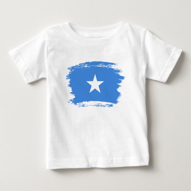 Somalia-Flagge Baby T-shirt (Vorderseite)