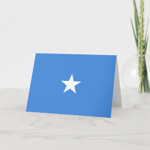 Somalia-Flagge Dankeskarte