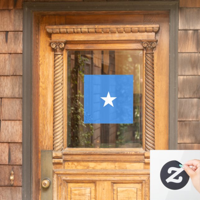 Somalia-Flagge Fensteraufkleber (Haustür)
