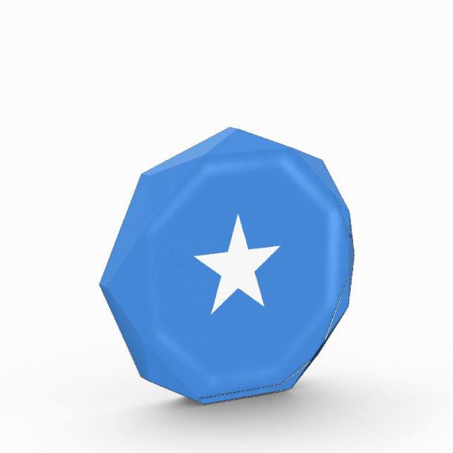 Somalia-Flagge Fotoblock (Links)
