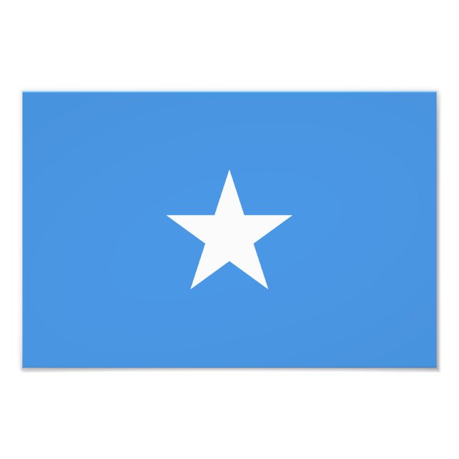 Somalia-Flagge Fotodruck (Vorne)