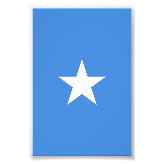 Somalia-Flagge Fotodruck (Vorne)