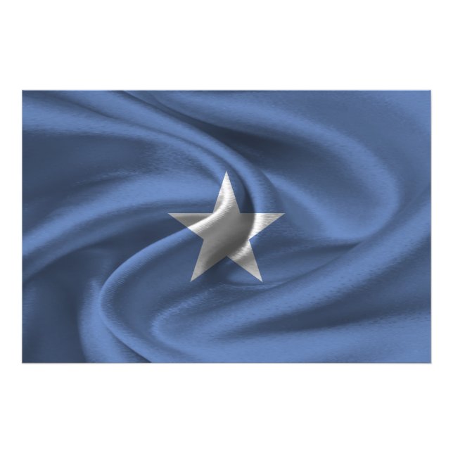 Somalia-Flagge Fotodruck (Vorne)