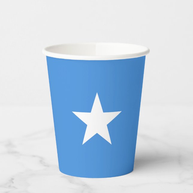 Somalia-Flagge Pappbecher (Links)