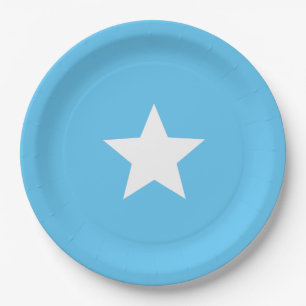 Somalia-Flagge Pappteller