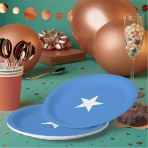 Somalia-Flagge Pappteller