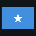 Somalia-Flagge Poster<br><div class="desc">Patriotische Flagge Somalias.</div>