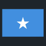 Somalia-Flagge Poster<br><div class="desc">Patriotische Flagge Somalias.</div>