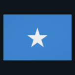 Somalia-Flagge Poster<br><div class="desc">Patriotische Flagge Somalias.</div>