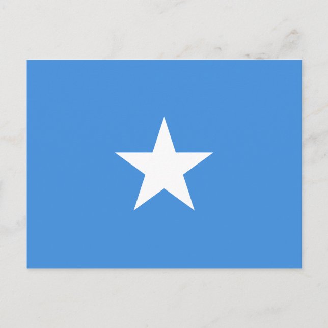 Somalia-Flagge Postkarte (Vorderseite)