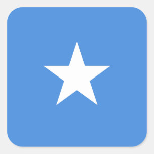 Somalia-Flagge Quadratischer Aufkleber