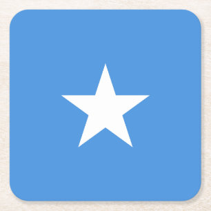 Somalia-Flagge Rechteckiger Pappuntersetzer