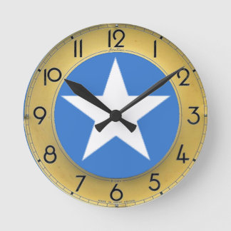 Somalia-Flagge Runde Wanduhr