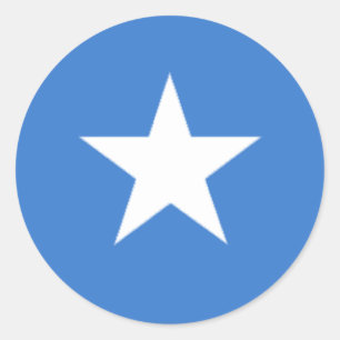 Somalia-Flagge Runder Aufkleber