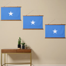 Somalia-Flagge Wandteppich Mit Holzrahmen