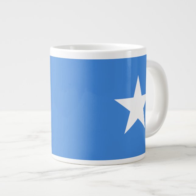 Somalia-Flaggen-Tasse Jumbo-Tasse (Vorderseite Rechts)