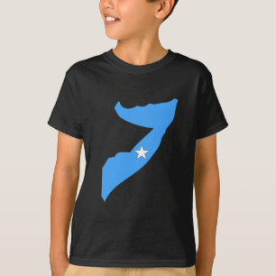 Somalia-Flaggenkarte T-Shirt