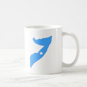 Somalia-Flaggenkarte Tasse
