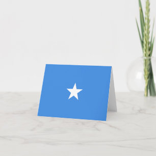 Somalia-Flaggennotecard Karte