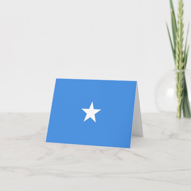 Somalia-Flaggennotecard Karte (Vorderseite)