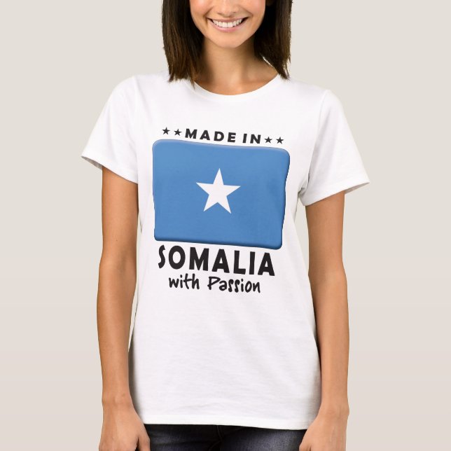 Somalia-Leidenschaft T-Shirt (Vorderseite)