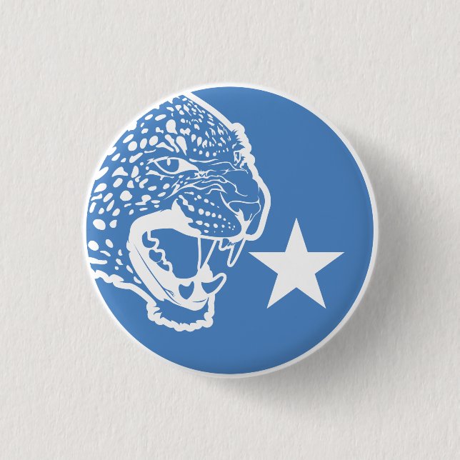 Somalia Leopard Somali-Nationalflagge Button (Vorderseite)