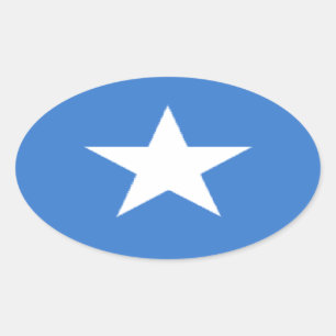 Somalia Ovaler Aufkleber