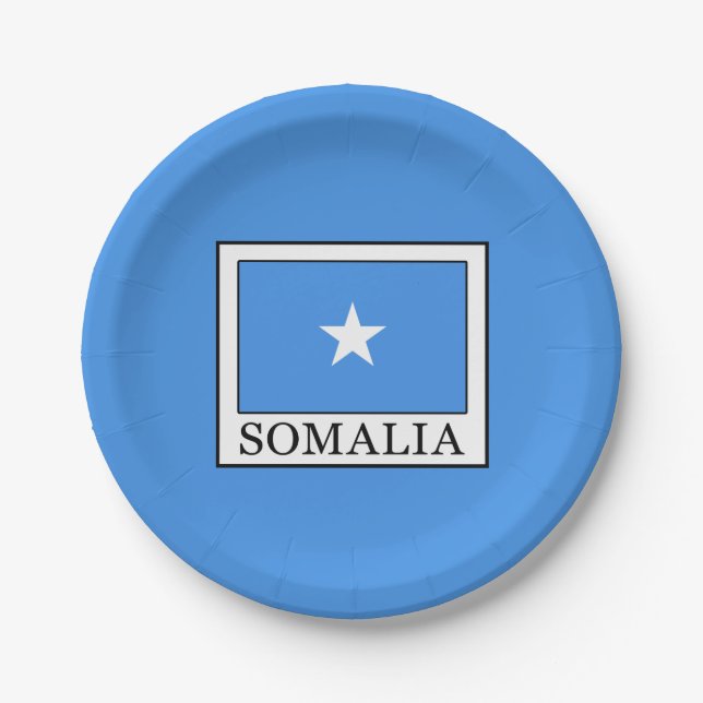 Somalia Pappteller (Vorderseite)